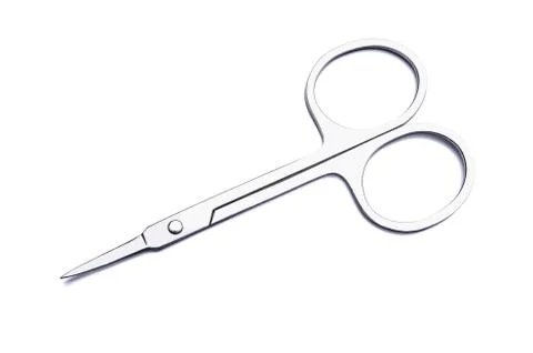 Nail scissors isolated on white Stock Photos