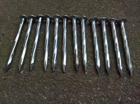 Nail Spikes Stock Photos