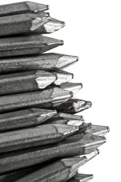 Nail tips macro Stock Photos