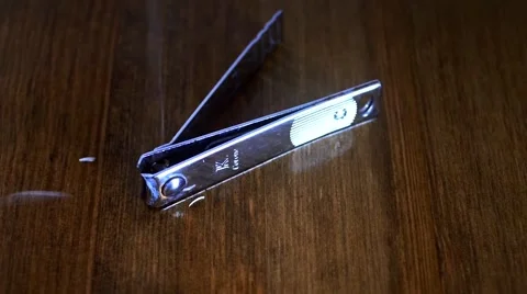 Nailclippers and Nails 動画素材 46023513