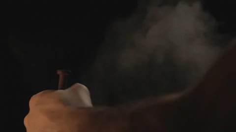 Nailing the cross 1 Stock Footage 46949003