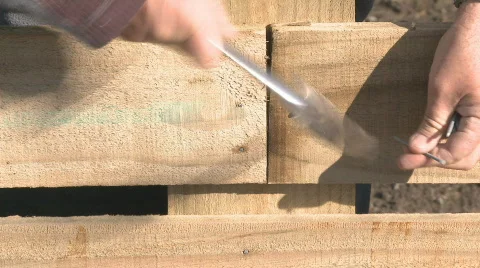 Nailing Stock Footage 482963