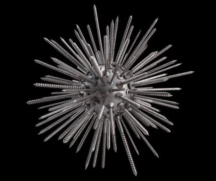 Nails and Screws Stock Illustration