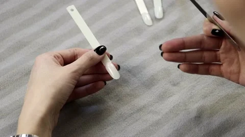 Nails course 1day 01 Video stock 135835085