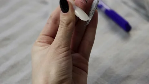 Nails course 1day 05 Video stock 135835027