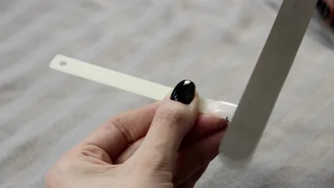 Nails course 1day 08 Video stock 135835378