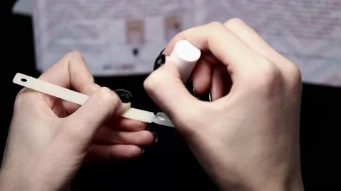 Nails course 1day 09 Video stock 135835307