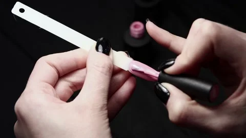 Nails course 1day 12 Video stock 135835582