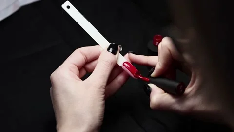 Nails course 1day 13 Video stock 135835589