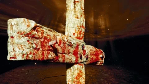 Nails In A Cross Stock Footage 190705546