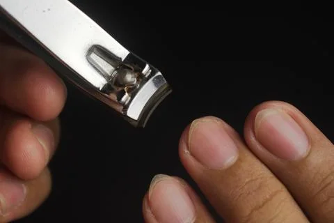 Nails cutting Stock Photos