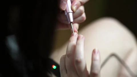 Nails mashine Stock Footage 300873695