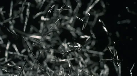 Nails, Slow Motion Stock Footage 11058584