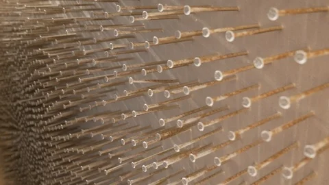 Nails in a Wall Video stock 124256270