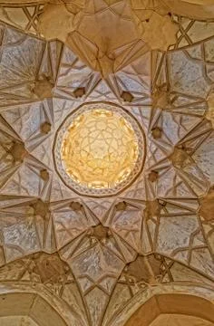 Nain old mosque ceiling Foto stock
