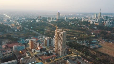 Nairobi-drone-3 Stock Footage 105364025