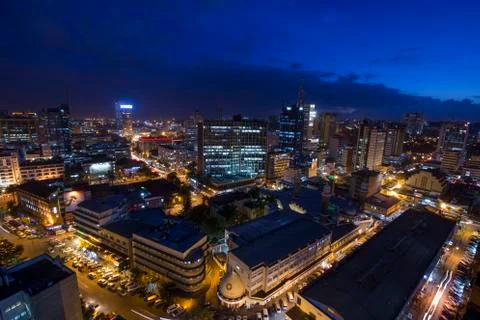 Nairobi Skyline Foto stock