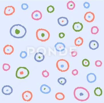 Naive boho seamless pattern. Repeating design element for printing on fabric Illustrazione stock