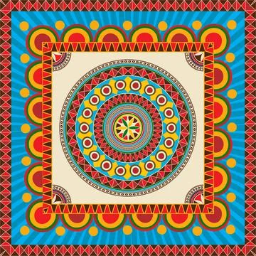 Najdi style vector seamless pattern Stock Illustration