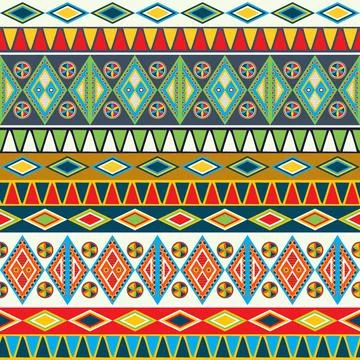 Najdi style vector seamless pattern Illustrazione stock