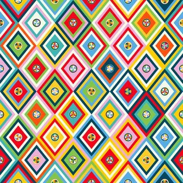 Najdi style vector seamless pattern Illustrazione stock