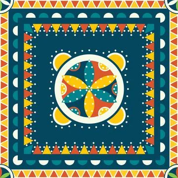 Najdi style vector seamless pattern Stock Illustration