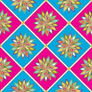 Najdi style vector seamless pattern Illustrazione stock