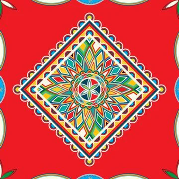 Najdi style vector seamless pattern Stock Illustration