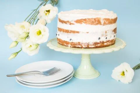 Naked cake Stockfoto's