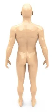 The naked figure Stock Illustration
