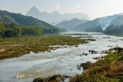 Nam Ou River Stock Photos