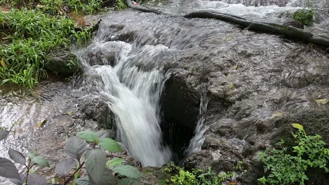 Nam Tum waterfall  Stock Footage 117744381