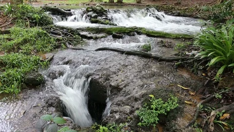 Nam Tum waterfall  Stock Footage 117744624