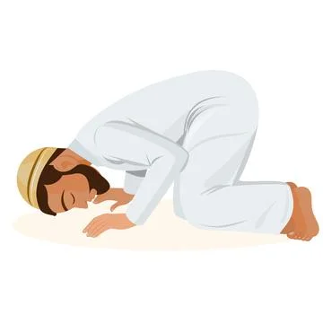 Namaz Praying Stock Illustration