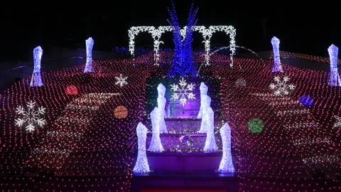 Namba Parks Illumination Stock Footage 332751703