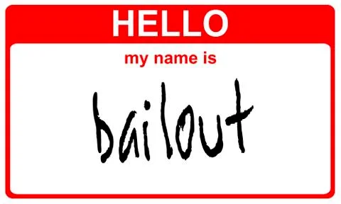 Name bailout Stock Illustration