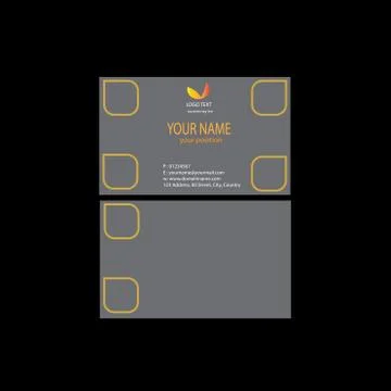 Name card design Stock Illustration
