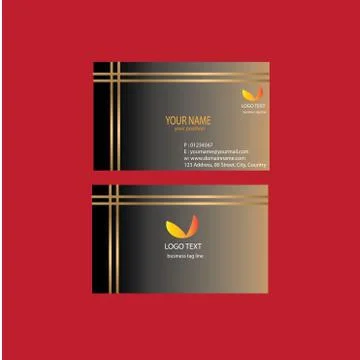 Name card design Stock Illustration