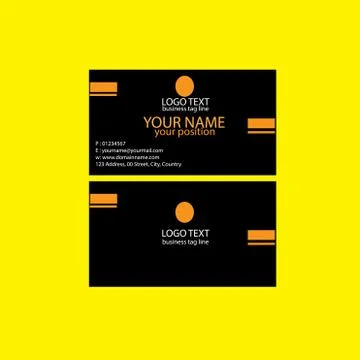 Name card design イラスト素材