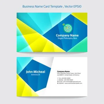 Name Card Stock Illustration