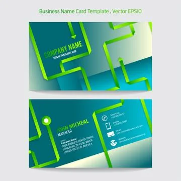 Name Card Stock Illustration
