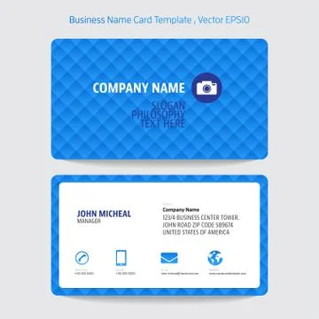Name Card Stock Illustration