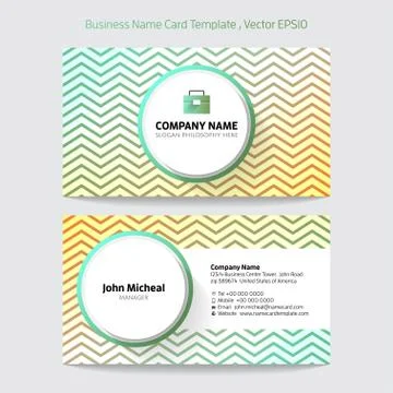 Name Card Stock Illustration