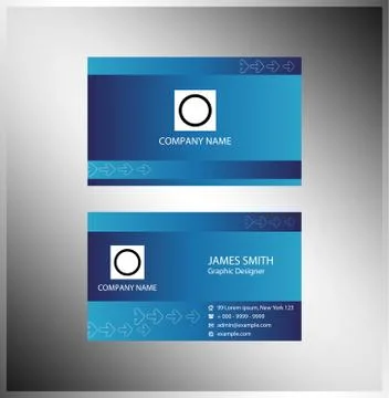 Name card Illustrazione stock