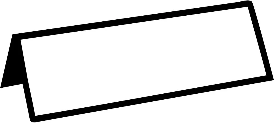 Name plate Stock Illustration