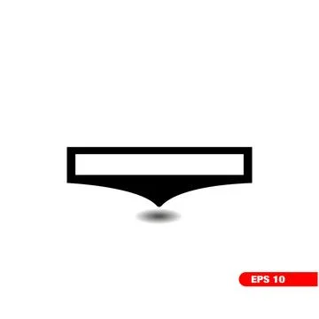 Name Plate Location Icon. Stock Illustration
