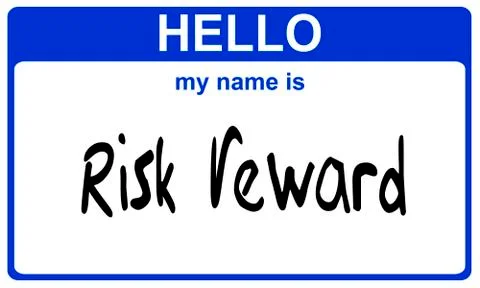 Name risk reward Stock Illustration