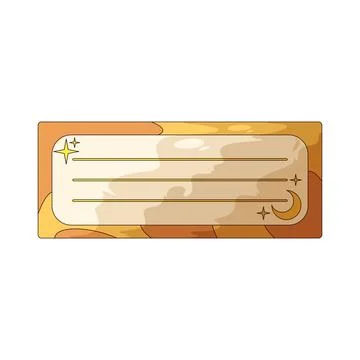 Name tag illustration Stock Illustration