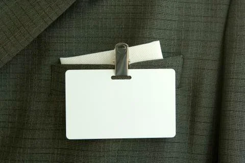 Name tag Stock Photos