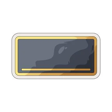 Name tag sticker illustration Stock Illustration